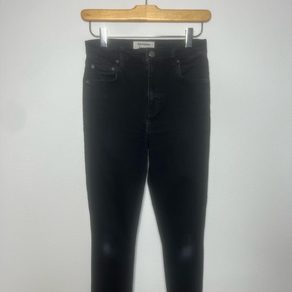 Reformation Black Skinny Jeans 27 - Picture 3 of 10